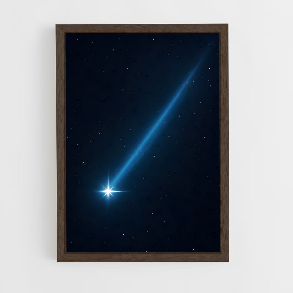 Poster Comètes Écarlates – affiche Étoiles (vue 5)